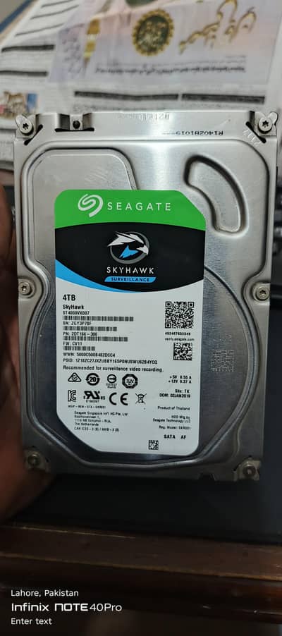Seagate 4tb hard disk 100 percent health