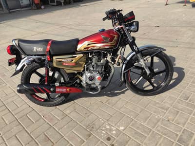 honda 125 self start open vochar hy 25/26 model