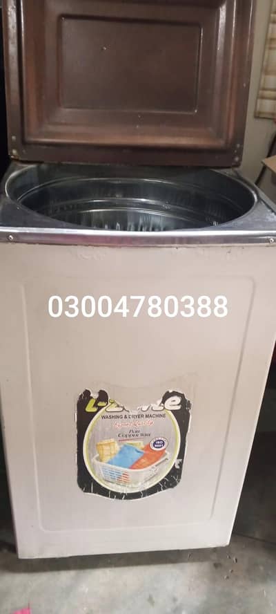 izone  washing machine big size tub metal body
