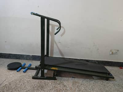 High quality manual roller treadmill with twister, 30 Rollers
