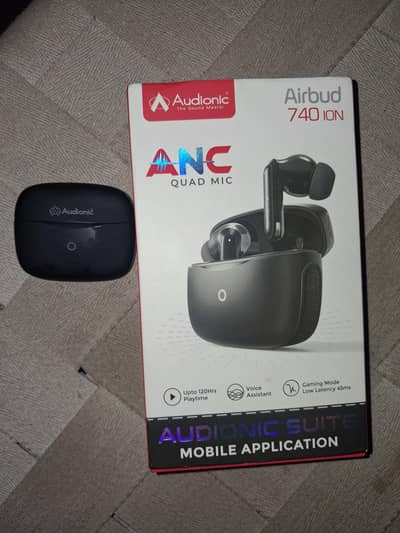 Audionic airbuds 740 Ion ANC for sale condition new