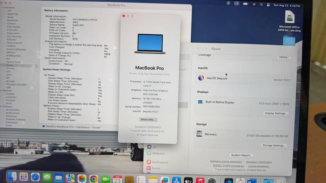 MacBook Pro 2018 4