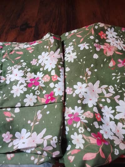 women stiched 2 piece suite large size ready to wear beautiful prints