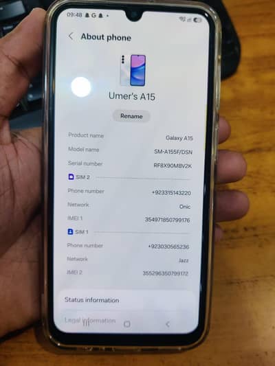 Samsung Mobile A15 6/128