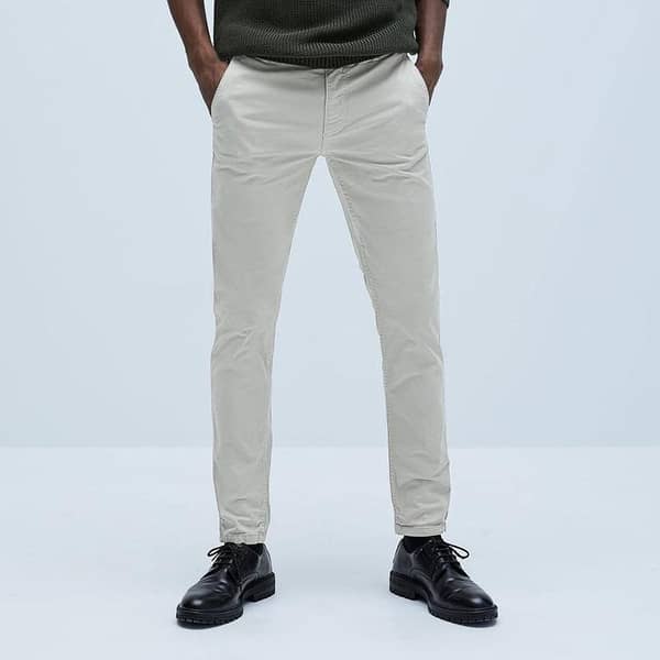 MATANG Stone Silver Cotton Pant