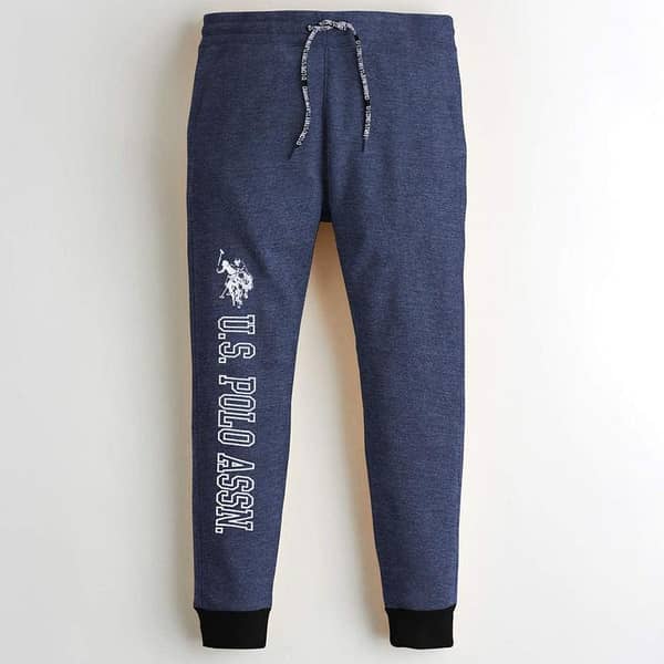 Close Bottom Elegant Blue Sweat Pant