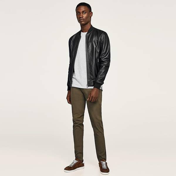 ZARA SLIM FIT COTTON PANT