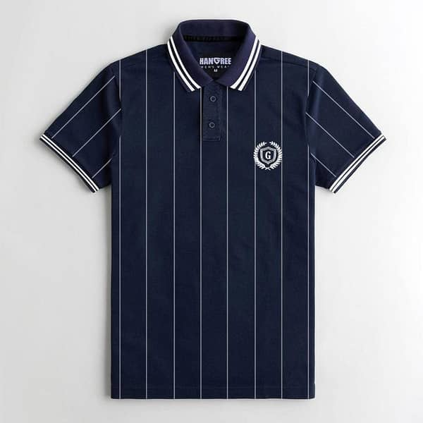 Hangree Unique Tipping Polo Shirt