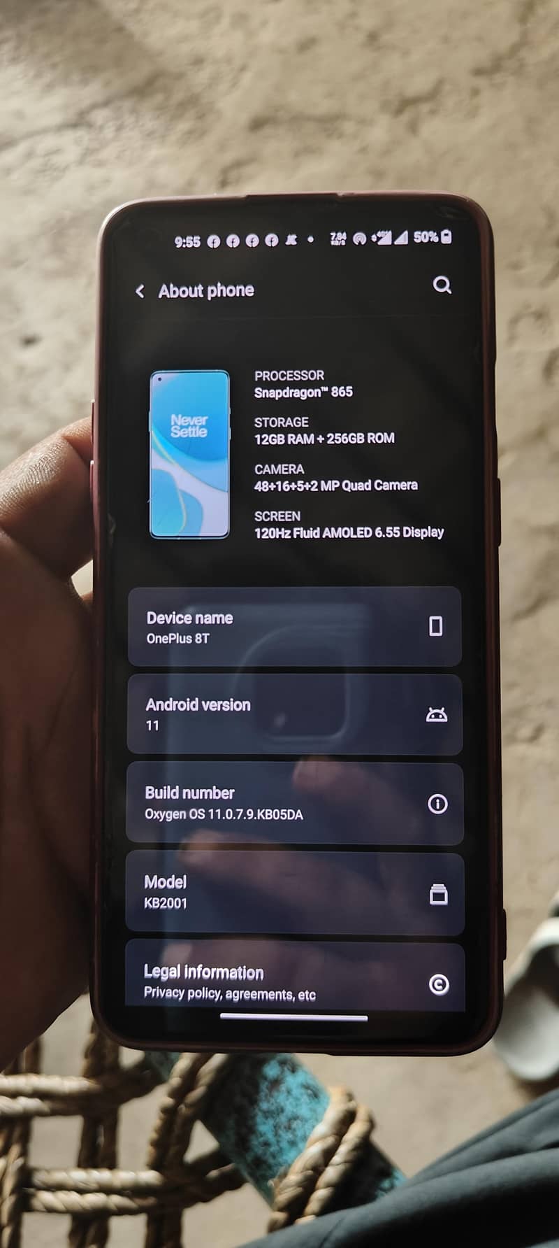 One Plus 8T 0