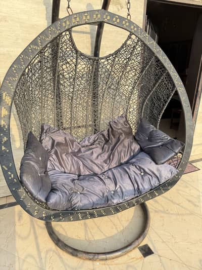 double seater swing chair jhola with cushions