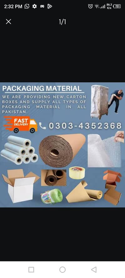 Packing material, Bubble roll, Cardboard sheet roll, wrapping roll,Box