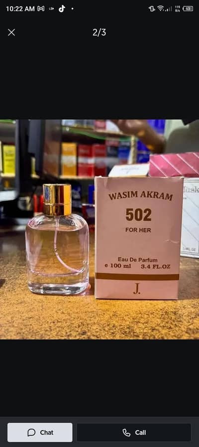 wasim Akram 502 for her decent and attractive fragrance