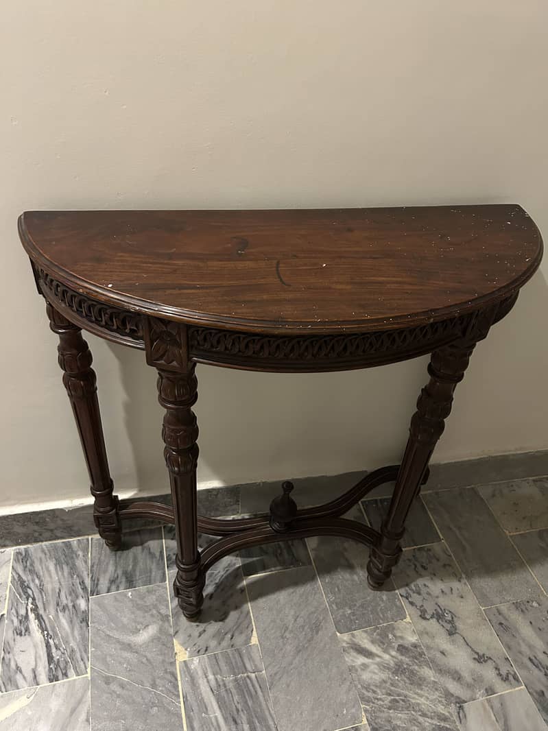 Console table with mirror 1