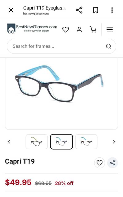 Capri original glasses