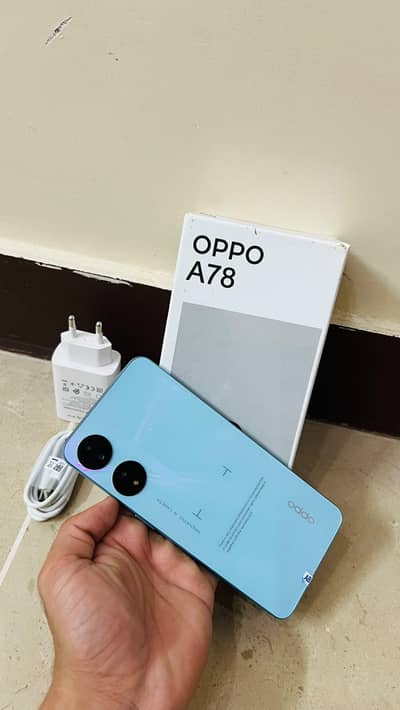 OPPO A78 5G | 12GB RAM | 512 Storage | Dual Sim PTA Approved