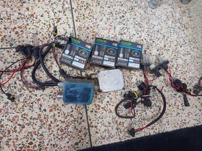 hid bulb with blaster