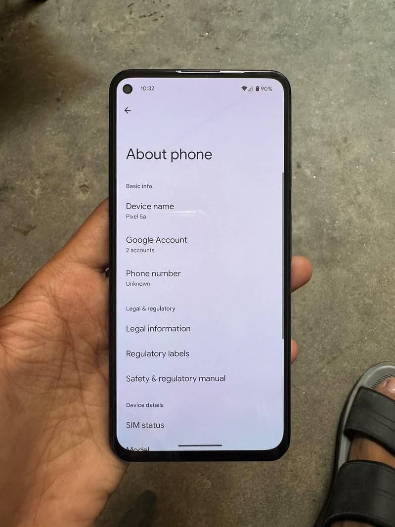 Google Pixel 5a 0