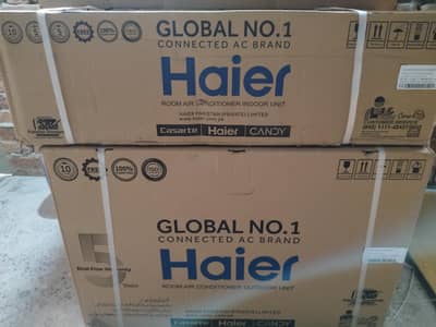haier 1.2 t3 pro silver color 14000 b t u. pin. pack with warranty card