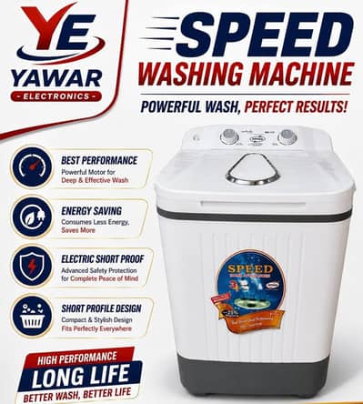 Speed washing machine