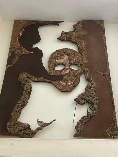 Unique Handmade Skull Wall Art | Creative Wall Decoration