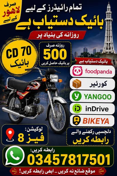 Bike available for all riders