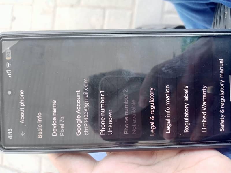 Google Pixel 7a 6
