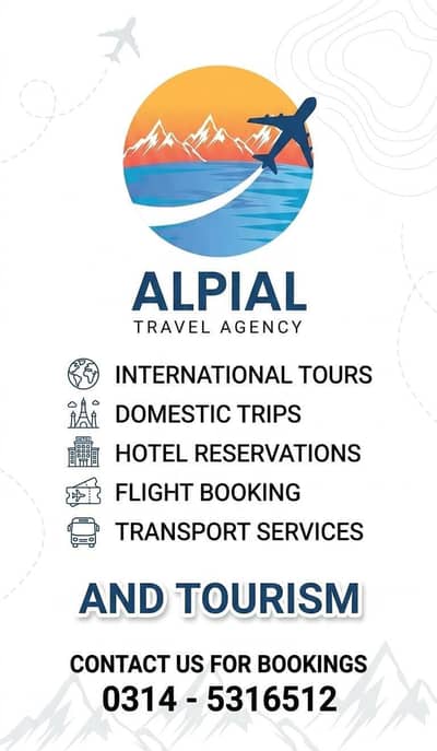 Airline tickets & Umrah Services Only
