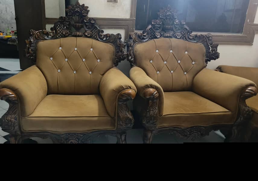 chinioti Solid wood sofa set 0
