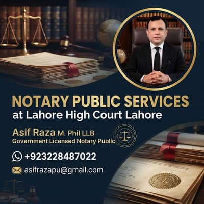 Notary Public Services in Lahore