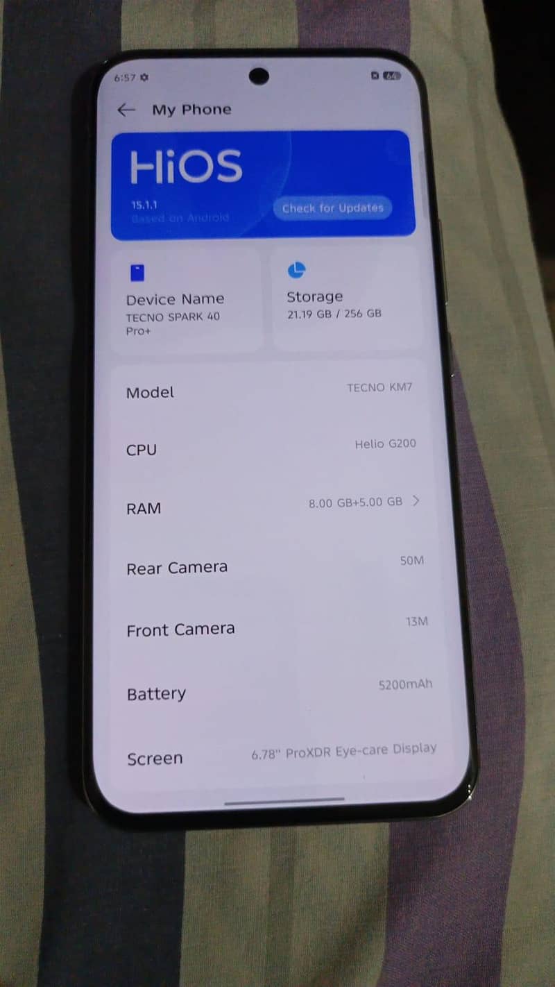 Tecno spark 40 pro plus 0