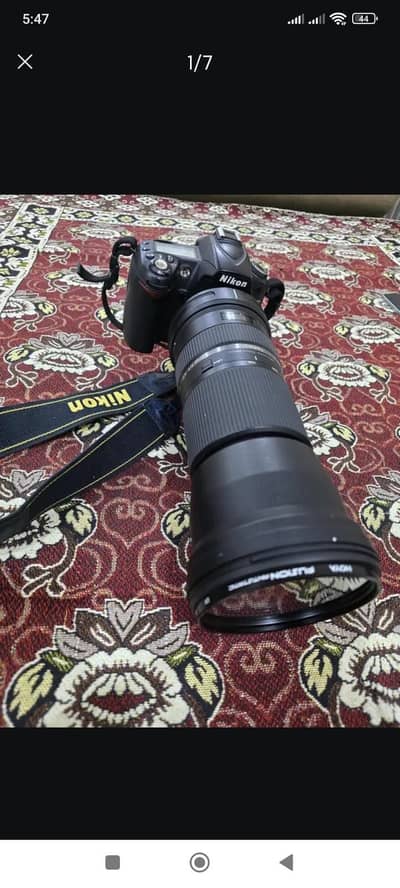 DSLR with 150-600mm lens