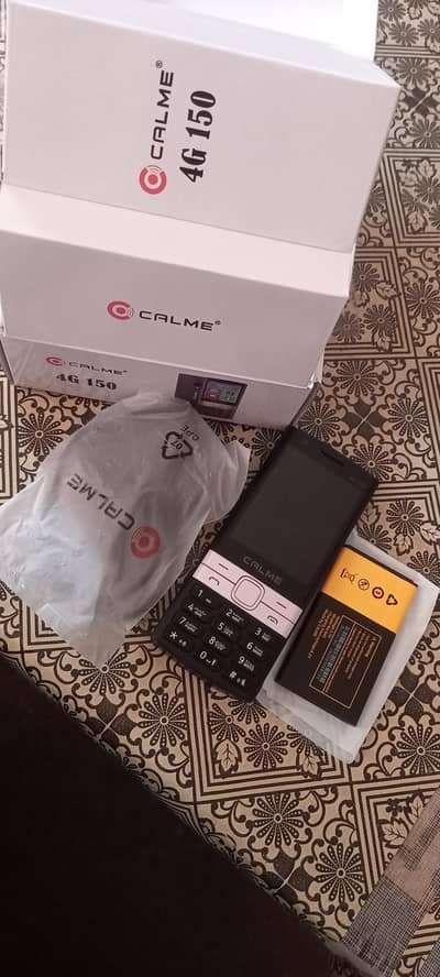 Calme 4g touch screen  complete box