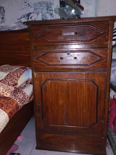 wooden bed urgent sale