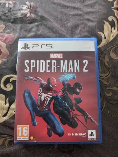 Marvel Spider-man 2 for the PS5