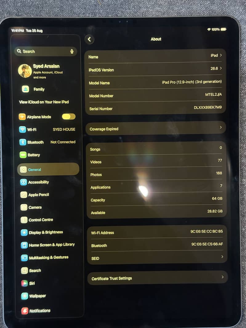 ipad pro 2018 12.9 6