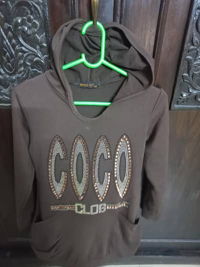 Brown Fashionable Hoodie