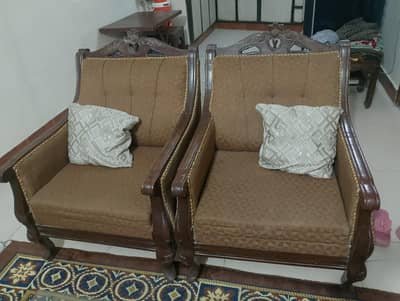 5 sitter sheesham sofa set