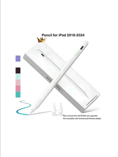 Apple Pencil for iPad Compatible with All iPad Models | iOS Stylus Pen