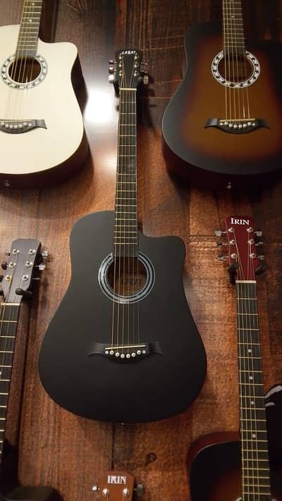38 Inches Kabat, Fender and IRIN Acoustic Guitars Stock available