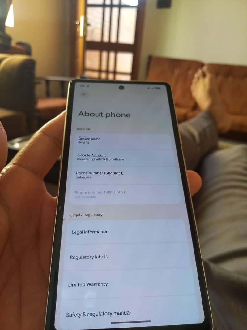 Google Pixel 7a 6