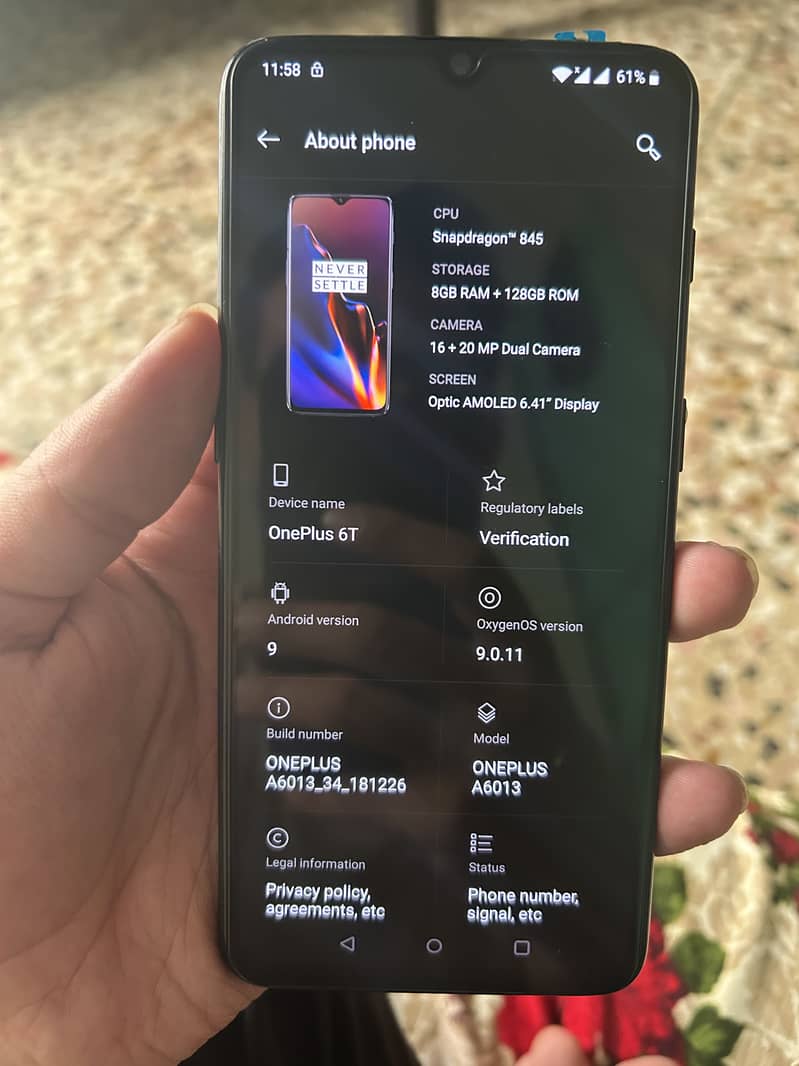 One Plus 6T 1