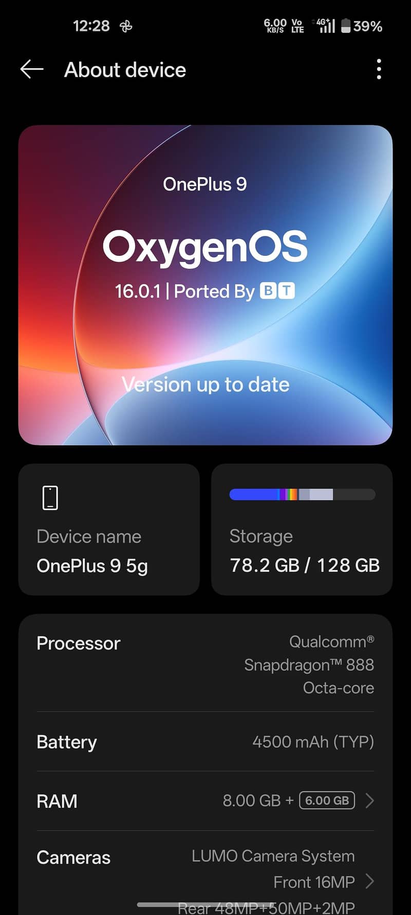 One Plus 9 4