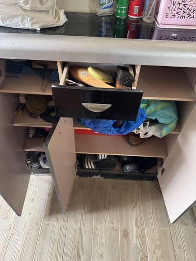 Cabinet black for sale great for storage