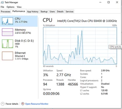 DELL Core 2 DUE E8400 3.00 GHZ