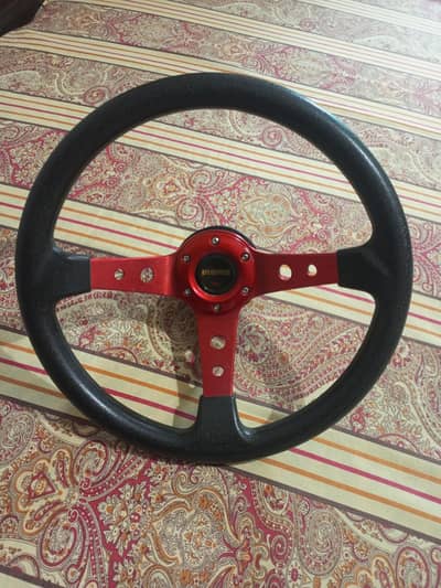 Momo deep dish steering wheel and amplifier cable