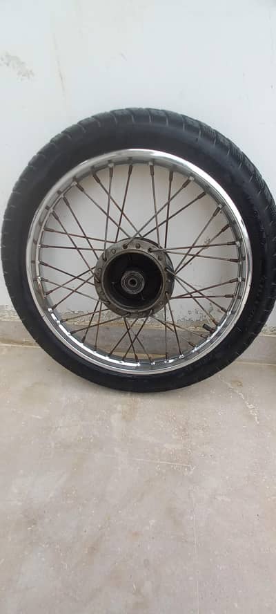 CD70 spoke rims and tyres