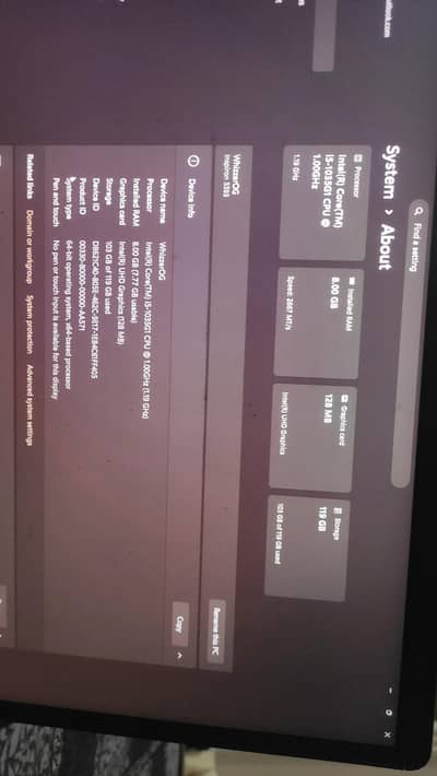 8/128 Dell Inspiron 5593 i5 10th Gen