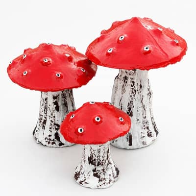 Masroom set decoration piece