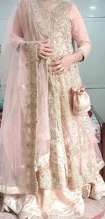 Peach Bridal / Party Dress for Baraat or Reception