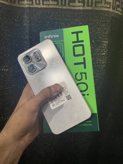 Infinix Hot 50i Lush condition ma ha with box
